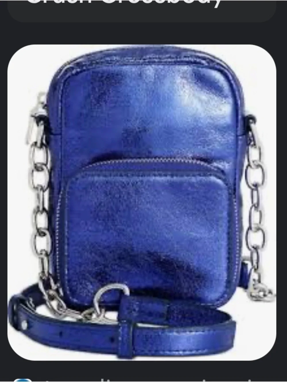 I.N.C. International Hadli Sapphire Crush mini Crossbody new